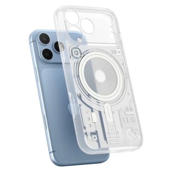 Калъф за телефон за iPhone 18 Pro Max / iPhone 17 Pro Max C11 Ultra Hybrid MagFit Element (ACS12307) - Spigen - Бял