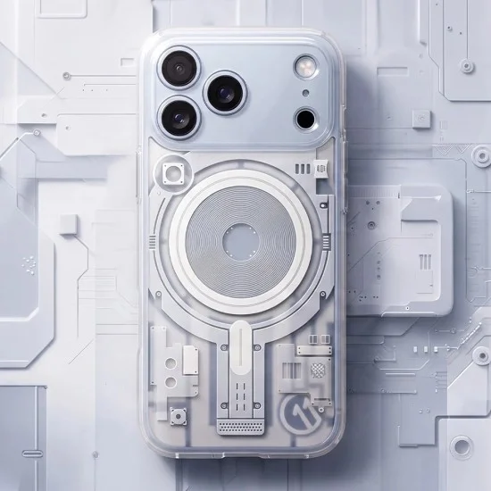 Калъф за телефон за iPhone 18 Pro Max / iPhone 17 Pro Max C11 Ultra Hybrid MagFit Element (ACS12307) - Spigen - Бял