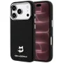 Калъф за телефон за iPhone 18 Pro Max / iPhone 17 Pro Max Grained Leather C Head Metal MagSafe (KLHMP18X6PSCHLK) - Karl Lagerfeld - Черен