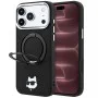 Калъф за телефон за iPhone 18 Pro Max / iPhone 17 Pro Max Leather Ring Stand 360 C Pin MagSafe (KLHMP18XPSRSCHHK) - Karl Lagerfeld - Черен