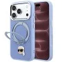 Калъф за телефон за iPhone 18 Pro Max / iPhone 17 Pro Max Leather Ring Stand 360 K Pin MagSafe (KLHMP18XPSRSKLHB) - Karl Lagerfeld - Светлосин