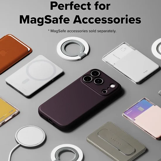 Калъф за телефон за iPhone 18 Pro Max / iPhone 17 Pro Max Onyx MagSafe - Ringke - Тъмна череша