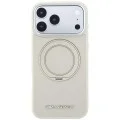 Калъф за телефон за iPhone 18 Pro Max / iPhone 17 Pro Max Ring Stand 360 Saffiano MagSafe (KLHMP18X6PSARSKME) - Karl Lagerfeld - Бежов