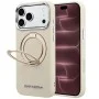 Калъф за телефон за iPhone 18 Pro Max / iPhone 17 Pro Max Ring Stand 360 Saffiano MagSafe (KLHMP18X6PSARSKME) - Karl Lagerfeld - Бежов
