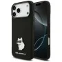Калъф за телефон за iPhone 18 Pro Max / iPhone 17 Pro Max Silicone Choupette Metal Pin (KLHCP18XSMHCNPK) - Karl Lagerfeld - Черен