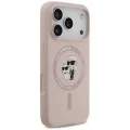 Калъф за телефон за iPhone 18 Pro Max / iPhone 17 Pro Max Silicone KC Body Ring MagSafe (KLHMP18XSCMKCRHP) - Karl Lagerfeld - Розов