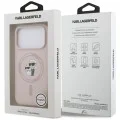 Калъф за телефон за iPhone 18 Pro Max / iPhone 17 Pro Max Silicone KC Body Ring MagSafe (KLHMP18XSCMKCRHP) - Karl Lagerfeld - Розов