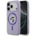 Калъф за телефон за iPhone 18 Pro Max / iPhone 17 Pro Max Silicone KC Body Ring MagSafe (KLHMP18XSCMKCRHU) - Karl Lagerfeld - Лилав