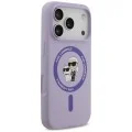 Калъф за телефон за iPhone 18 Pro Max / iPhone 17 Pro Max Silicone KC Body Ring MagSafe (KLHMP18XSCMKCRHU) - Karl Lagerfeld - Лилав
