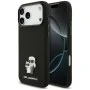 Калъф за телефон за iPhone 18 Pro Max / iPhone 17 Pro Max Silicone Karl & Choupette Metal Pin (KLHCP18XSMHKCNPK) - Karl Lagerfeld - Черен