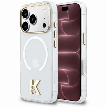 Калъф за телефон за iPhone 18 Pro Max / iPhone 17 Pro Max IML K Head Logo MagSafe (KLHMP18X5HTMKHDH) - Karl Lagerfeld - Прозрачен