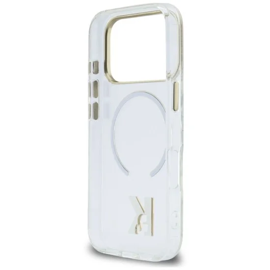 Калъф за телефон за iPhone 18 Pro Max / iPhone 17 Pro Max IML K Head Logo MagSafe (KLHMP18X5HTMKHDH) - Karl Lagerfeld - Прозрачен