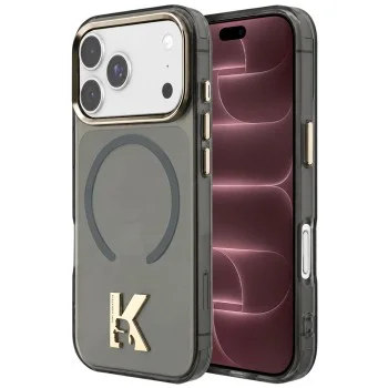 Калъф за телефон за iPhone 18 Pro Max / iPhone 17 Pro Max IML K Head Logo MagSafe (KLHMP18X5HTMKHDK) - Karl Lagerfeld - Черен