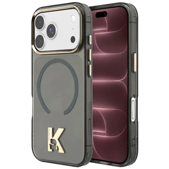 Калъф за телефон за iPhone 18 Pro Max / iPhone 17 Pro Max IML K Head Logo MagSafe (KLHMP18X5HTMKHDK) - Karl Lagerfeld - Черен