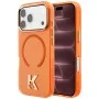 Калъф за телефон за iPhone 18 Pro Max / iPhone 17 Pro Max IML K Head Logo MagSafe (KLHMP18X5HTMKHDO) - Karl Lagerfeld - Оранжев
