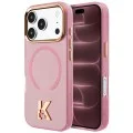 Калъф за телефон за iPhone 18 Pro Max / iPhone 17 Pro Max IML K Head Logo MagSafe (KLHMP18X5HTMKHDP) - Karl Lagerfeld - Розов