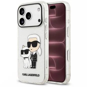 Калъф за телефон за iPhone 18 Pro Max / iPhone 17 Pro Max IML NFT Glitter K&C (KLHCP18XHNKCTGT) - Karl Lagerfeld - Прозрачен