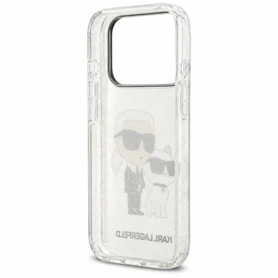 Калъф за телефон за iPhone 18 Pro Max / iPhone 17 Pro Max IML NFT Glitter K&C (KLHCP18XHNKCTGT) - Karl Lagerfeld - Прозрачен