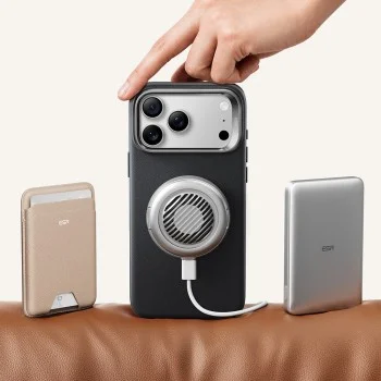 Калъф за телефон за iPhone 18 Pro / iPhone 17 Pro Atelier Magnetic Kickstand - ESR - Черен