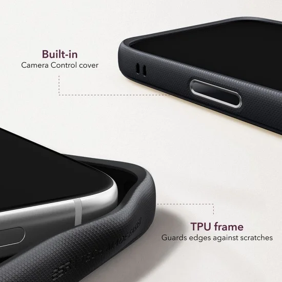 Калъф за телефон за iPhone 18 Pro / iPhone 17 Pro Atelier Magnetic Kickstand - ESR - Черен