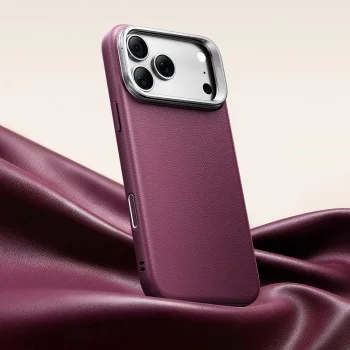 Калъф за телефон за iPhone 18 Pro / iPhone 17 Pro Atelier Magnetic Kickstand - ESR - Матирано бордо