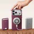 Калъф за телефон за iPhone 18 Pro / iPhone 17 Pro Atelier Magnetic Kickstand - ESR - Матирано бордо