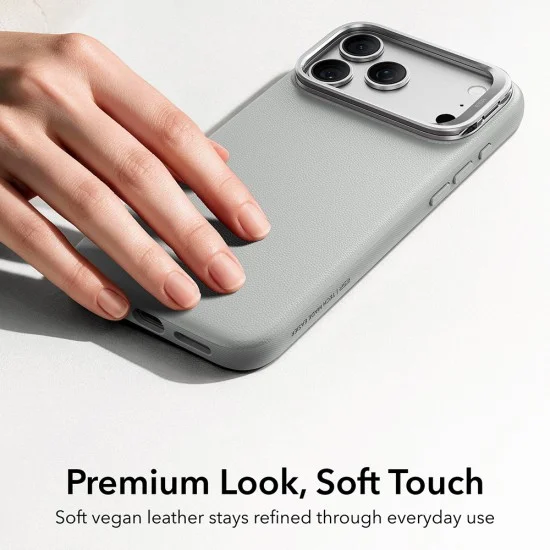 Калъф за телефон за iPhone 18 Pro / iPhone 17 Pro Atelier Magnetic Kickstand - ESR - Сив