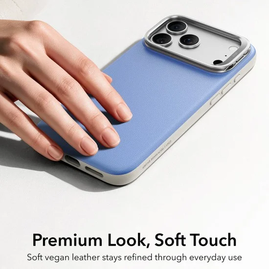 Калъф за телефон за iPhone 18 Pro / iPhone 17 Pro Atelier Magnetic Kickstand - ESR - Светлосин