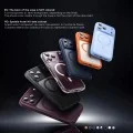 Калъф за телефон за iPhone 18 Pro / iPhone 17 Pro Classic Hybrid HaloLock - ESR - Прозрачен с блясък