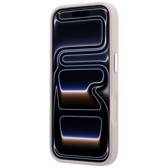 Калъф за телефон за iPhone 18 Pro / iPhone 17 Pro Leather Ring Stand 360 C Pin MagSafe (KLHMP18LPSRSCHHP) - Karl Lagerfeld - Розов
