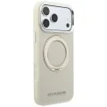 Калъф за телефон за iPhone 18 Pro / iPhone 17 Pro Ring Stand 360 Saffiano MagSafe (KLHMP18L6PSARSKME) - Karl Lagerfeld - Бежов
