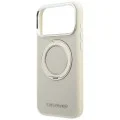 Калъф за телефон за iPhone 18 Pro / iPhone 17 Pro Ring Stand 360 Saffiano MagSafe (KLHMP18L6PSARSKME) - Karl Lagerfeld - Бежов