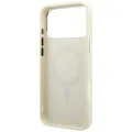 Калъф за телефон за iPhone 18 Pro / iPhone 17 Pro Ring Stand 360 Saffiano MagSafe (KLHMP18L6PSARSKME) - Karl Lagerfeld - Бежов