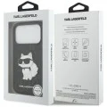 Калъф за телефон за iPhone 18 Pro / iPhone 17 Pro Saffiano Mono Patch Choupette (KLHCP18LSAKHPCK) - Karl Lagerfeld - Черен