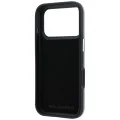 Калъф за телефон за iPhone 18 Pro / iPhone 17 Pro Saffiano with K&C Heads Pins and Logo (KLHCP18LPSWFDHPG) - Karl Lagerfeld - Сив