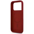 Калъф за телефон за iPhone 18 Pro / iPhone 17 Pro Silicone KC Body Ring MagSafe (KLHMP18LSCMKCRHR) - Karl Lagerfeld - Червен