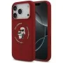 Калъф за телефон за iPhone 18 Pro / iPhone 17 Pro Silicone KC Body Ring MagSafe (KLHMP18LSCMKCRHR) - Karl Lagerfeld - Червен