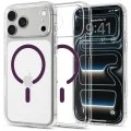 Калъф за телефон за iPhone 18 Pro / iPhone 17 Pro Ultra Hybrid MagSafe (ACS12335) - Spigen - Прозрачен / Тъмна череша