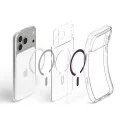 Калъф за телефон за iPhone 18 Pro / iPhone 17 Pro Ultra Hybrid MagSafe (ACS12335) - Spigen - Прозрачен / Тъмна череша