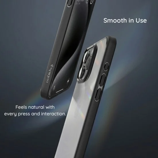 Калъф за телефон за iPhone 18 Pro / iPhone 17 Pro Ultra Hybrid MagSafe (ACS12335) - Spigen - Прозрачен / Тъмна череша