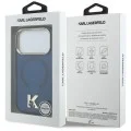 Калъф за телефон за iPhone 18 Pro / iPhone 17 Pro IML K Head Logo MagSafe (KLHMP18L5HTMKHDB) - Karl Lagerfeld - Син