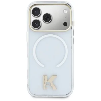 Калъф за телефон за iPhone 18 Pro / iPhone 17 Pro IML K Head Logo MagSafe (KLHMP18L5HTMKHDH) - Karl Lagerfeld - Прозрачен