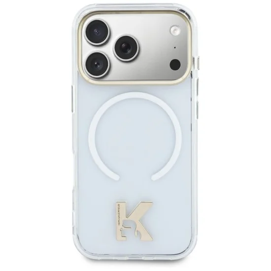Калъф за телефон за iPhone 18 Pro / iPhone 17 Pro IML K Head Logo MagSafe (KLHMP18L5HTMKHDH) - Karl Lagerfeld - Прозрачен