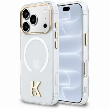 Калъф за телефон за iPhone 18 Pro / iPhone 17 Pro IML K Head Logo MagSafe (KLHMP18L5HTMKHDH) - Karl Lagerfeld - Прозрачен