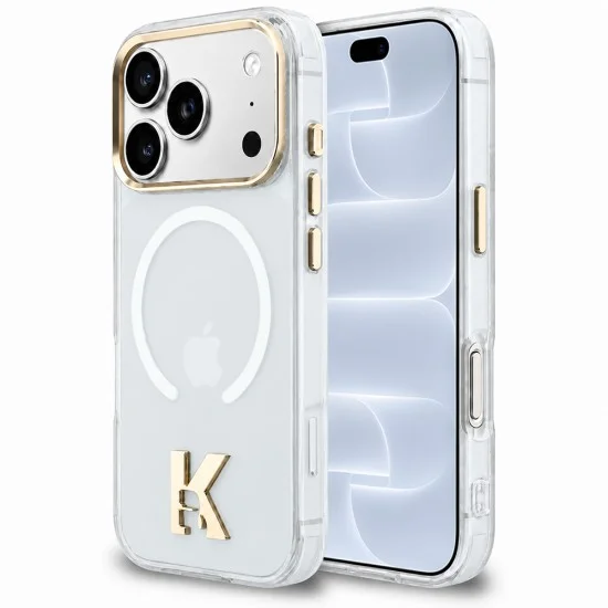 Калъф за телефон за iPhone 18 Pro / iPhone 17 Pro IML K Head Logo MagSafe (KLHMP18L5HTMKHDH) - Karl Lagerfeld - Прозрачен
