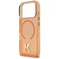 Калъф за телефон за iPhone 18 Pro / iPhone 17 Pro IML K Head Logo MagSafe (KLHMP18L5HTMKHDO) - Karl Lagerfeld - Оранжев