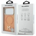 Калъф за телефон за iPhone 18 Pro / iPhone 17 Pro IML K Head Logo MagSafe (KLHMP18L5HTMKHDO) - Karl Lagerfeld - Оранжев