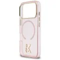 Калъф за телефон за iPhone 18 Pro / iPhone 17 Pro IML K Head Logo MagSafe (KLHMP18L5HTMKHDP) - Karl Lagerfeld - Розов