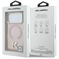 Калъф за телефон за iPhone 18 Pro / iPhone 17 Pro IML K Head Logo MagSafe (KLHMP18L5HTMKHDP) - Karl Lagerfeld - Розов