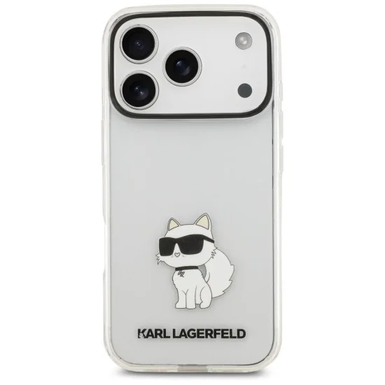 Калъф за телефон за iPhone 18 Pro / iPhone 17 Pro IML NFT Choupette (KLHCP18LHNCHTCT) - Karl Lagerfeld - Прозрачен